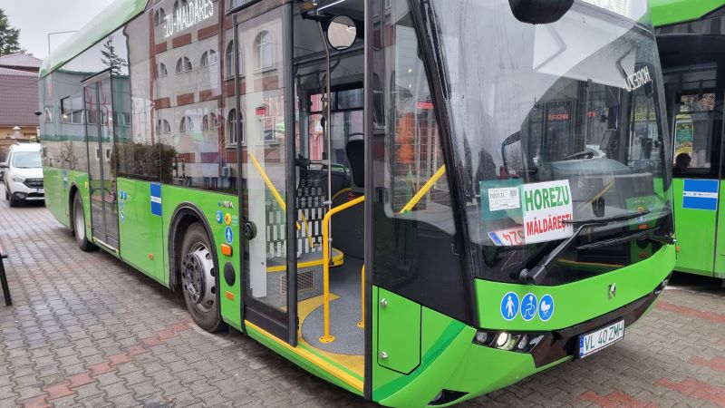 Înființarea și dotarea cu autobuze nepoluante a serviciului public de transport local Horezu în parteneriat cu comuna Măldărești, județul Vâlcea