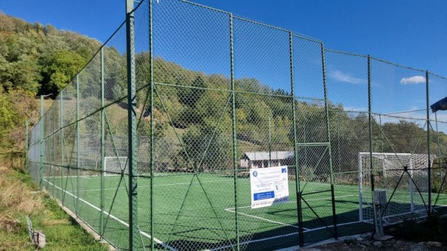 Amenajare teren minifotbal sat Urșani, orașul Horezu, județul Vâlcea
